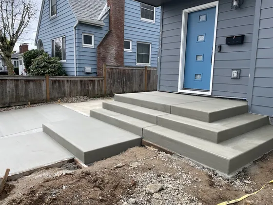Concrete Steps project by AM Concrete LLC