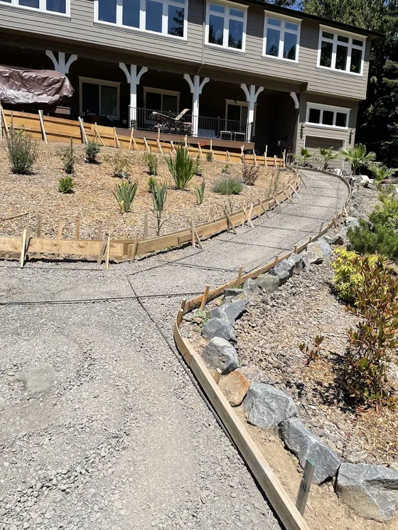 Stamped Concrete concrete installed by AM Concrete in the Portland metro