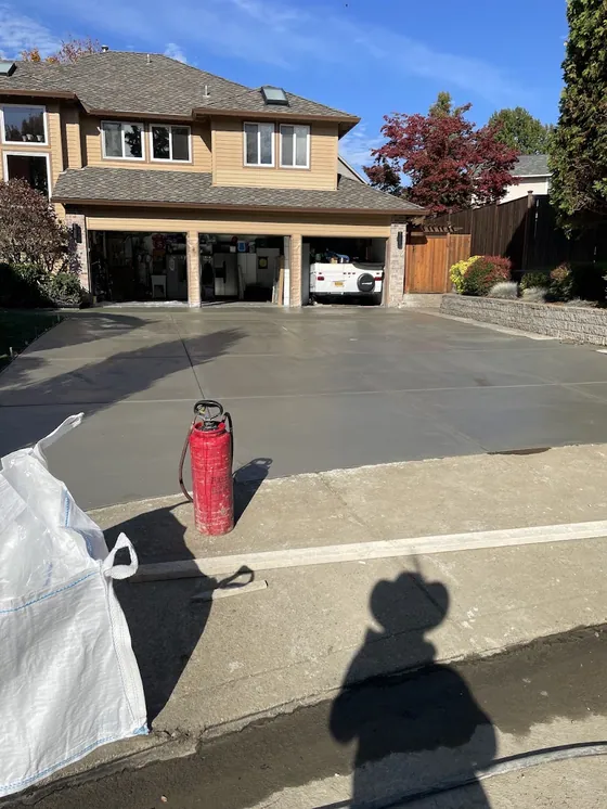 Backyard rebuild completed by AM Concrete